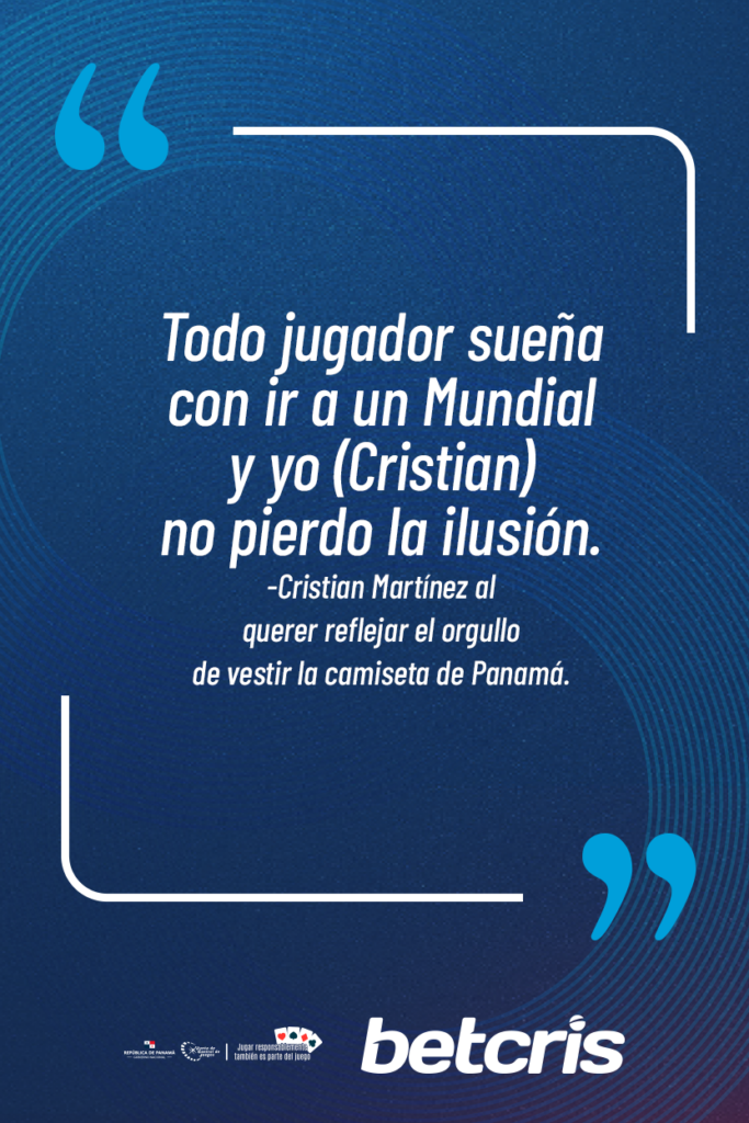 Cristian Martínez y el amor por su patria