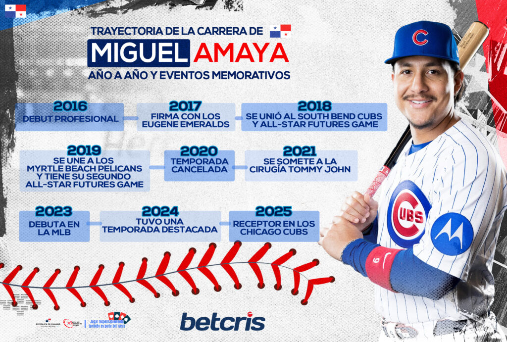 Trayectoria de Miguel Antonio Amaya año a año