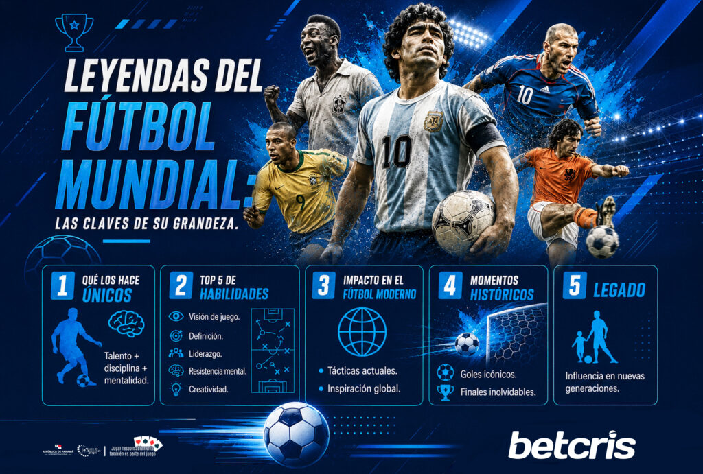 Conoce las claves de la grandeza de las estrellas del pasado del fútbol mundial.