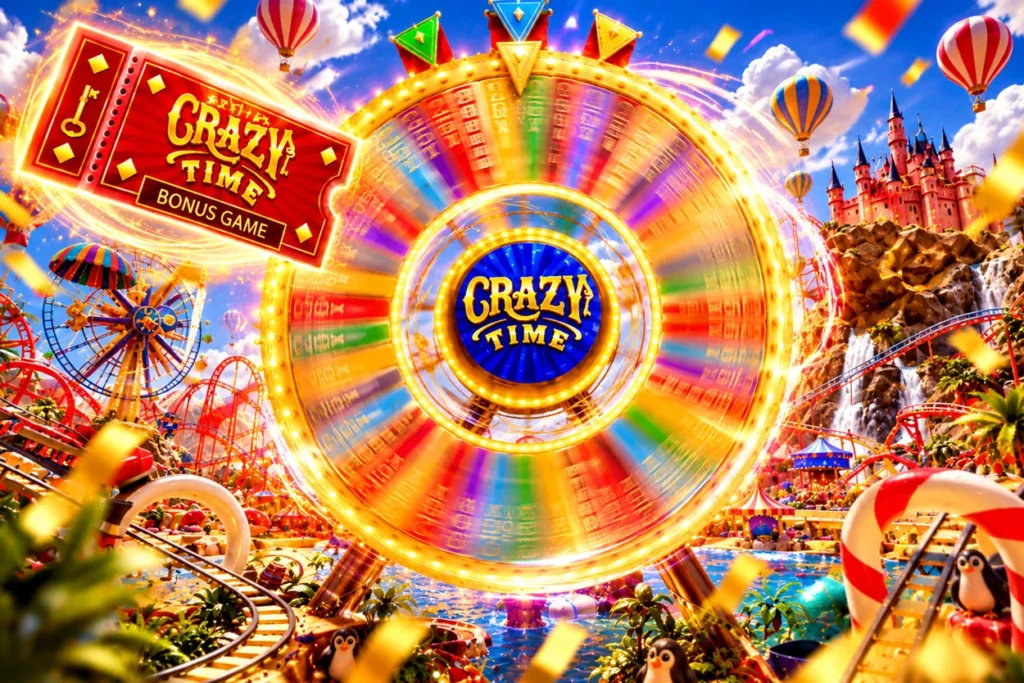 Ruleta de la fortuna de Crazy Time en vivo