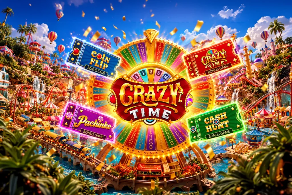 Crazy Time, juego de casino en vivo de Evolution